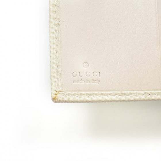 Lizard French Wallet Ivory