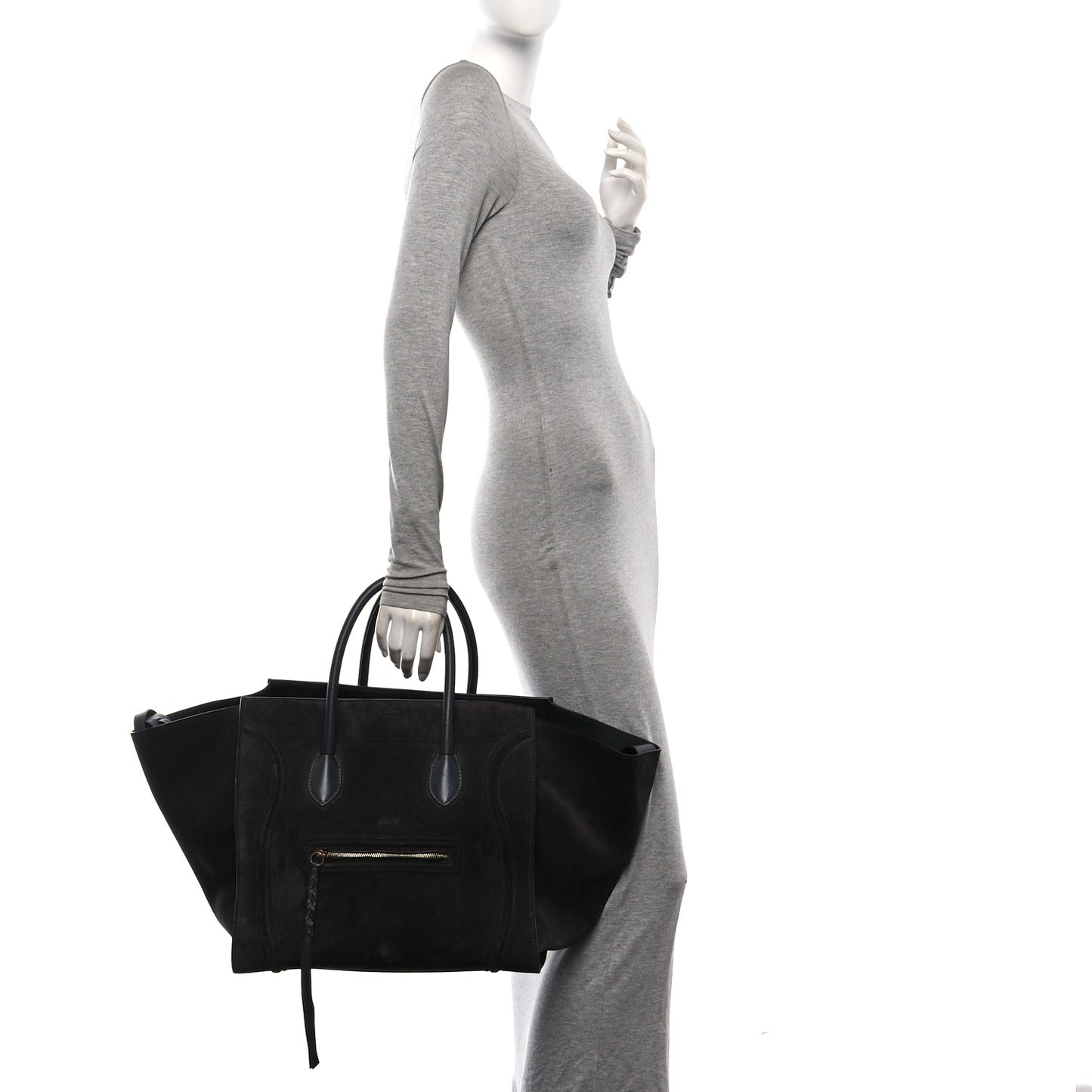 Suede Large Phantom Luggage Anthracite