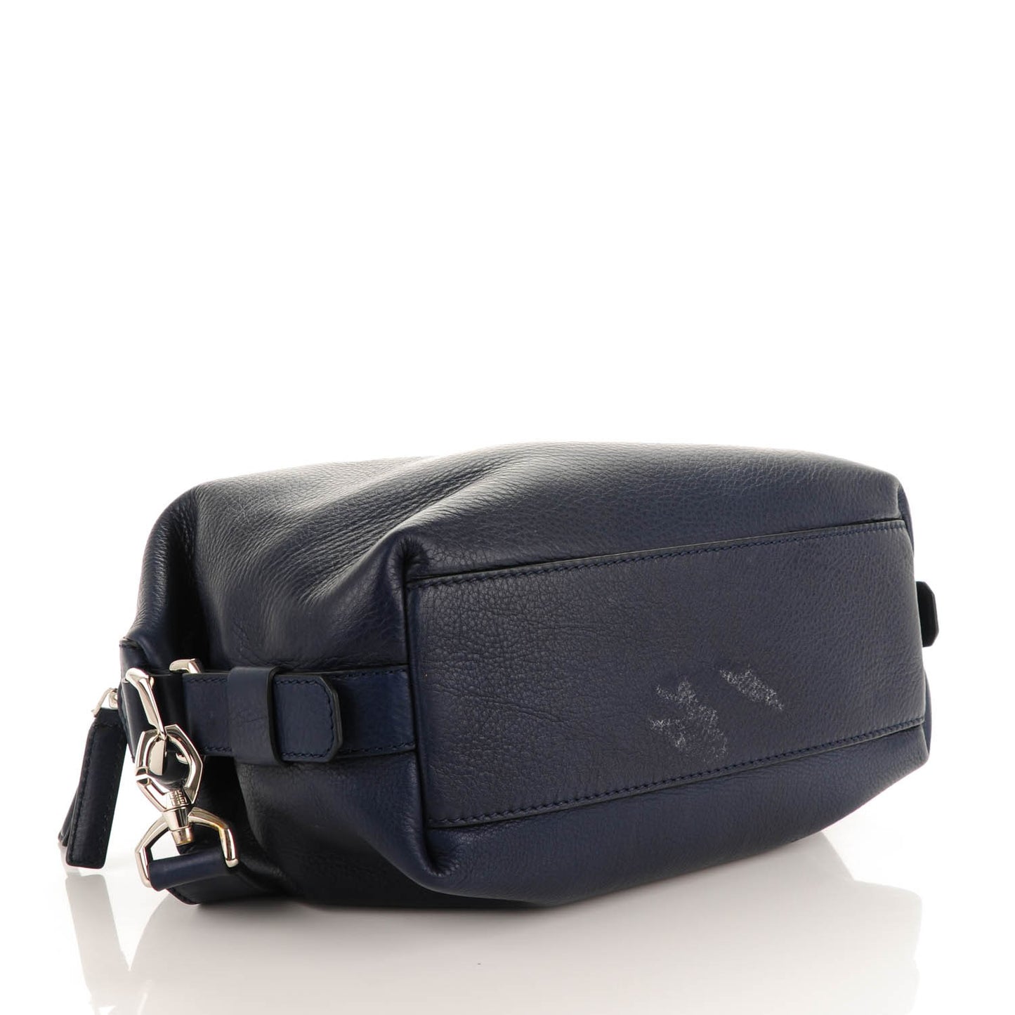 Waxy Grained Calfskin Small Nightingale Navy