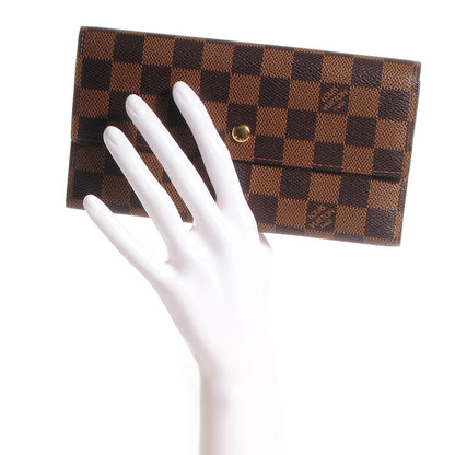Louis Vuitton Damier Ebene Porte Tresor International Wallet 2 of 7