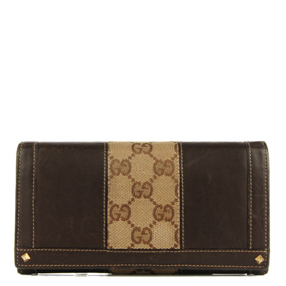 Gucci Monogram Wallet Brown 1 of 8