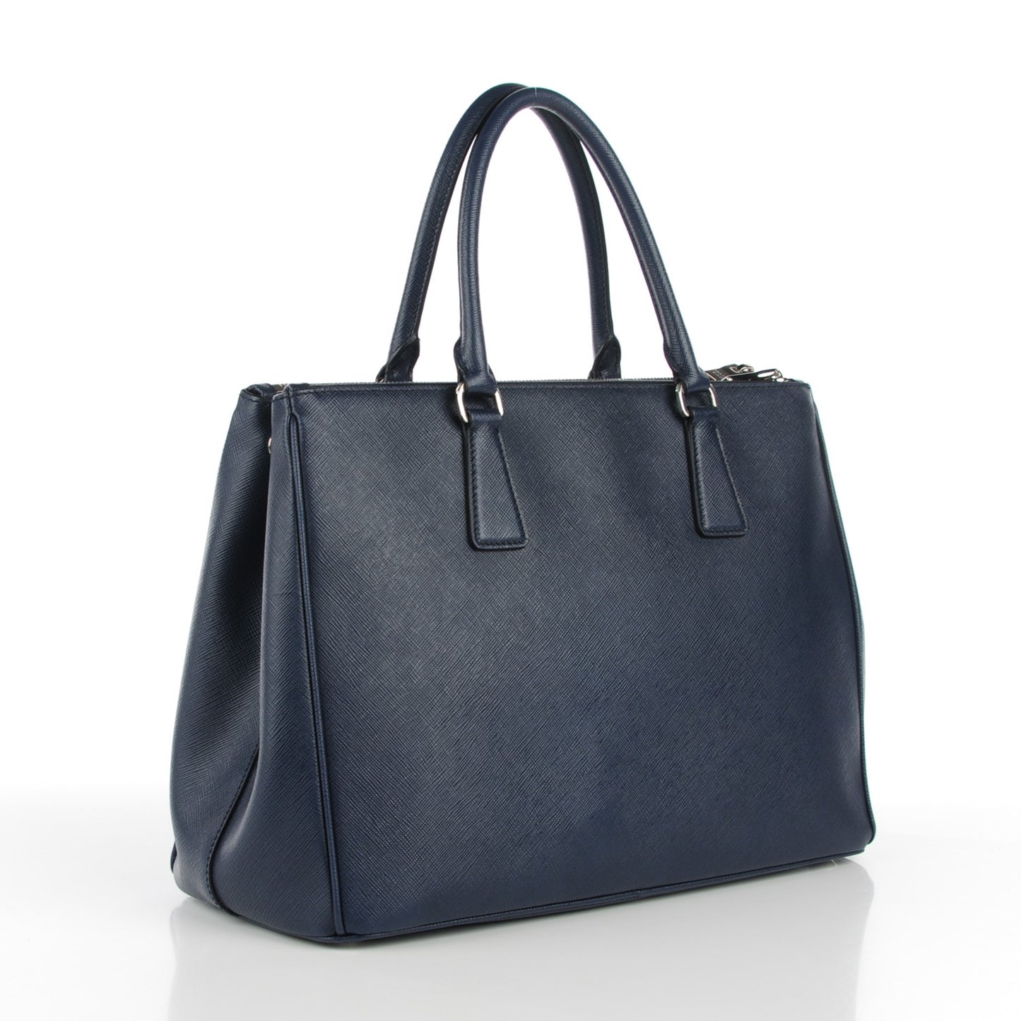 Saffiano Medium Galleria Double Zip Tote Baltico