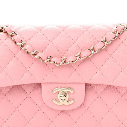 Chanel Caviar Quilted Small Double Flap Pink 8 of 10