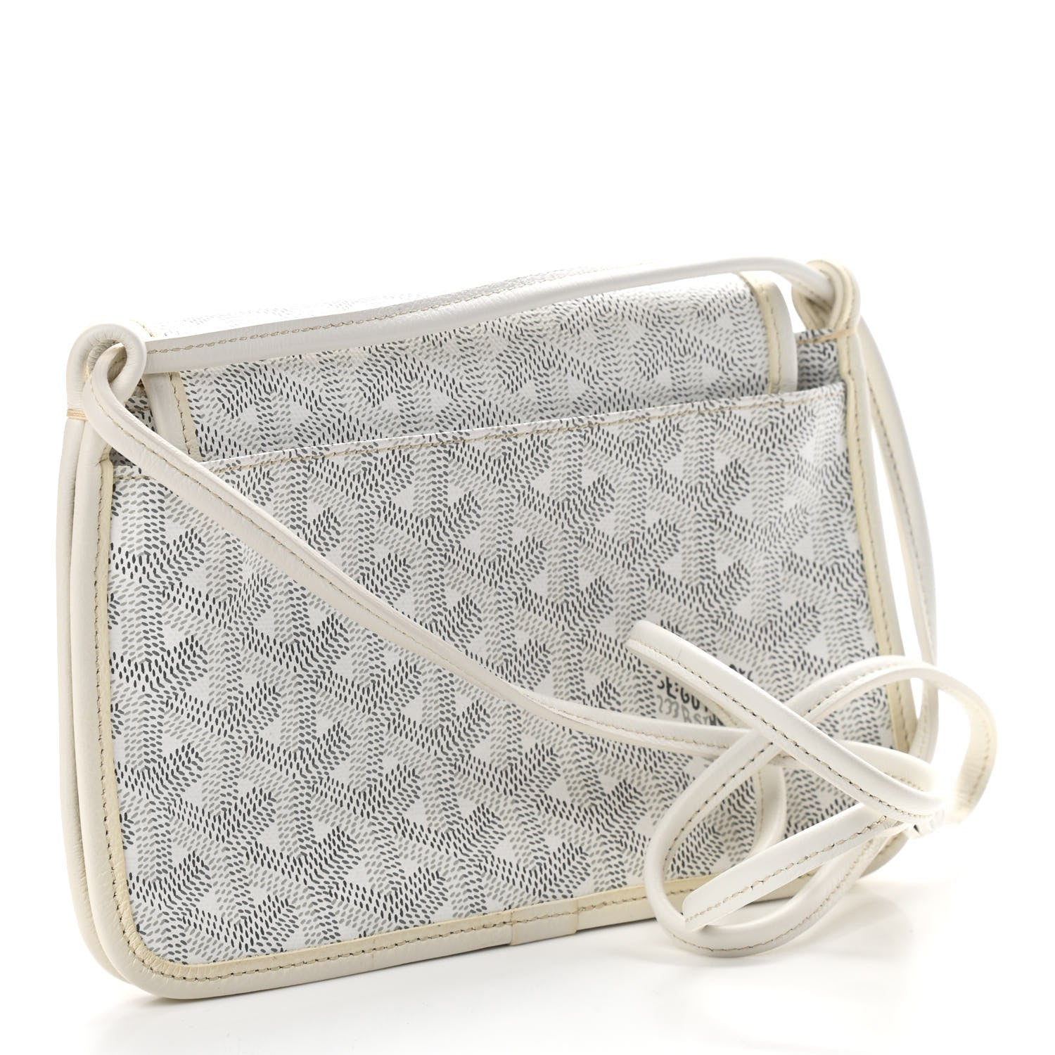 Goyard Goyardine Plumet Wallet Clutch White 3 of 10