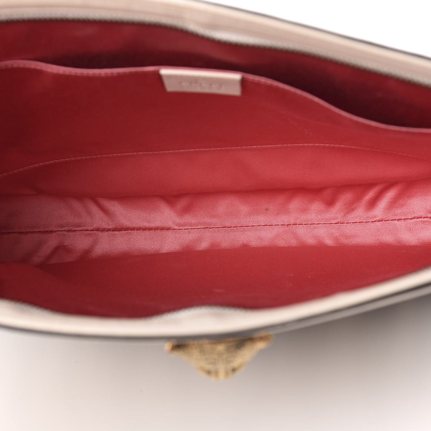 Calfskin Animalier Clutch White