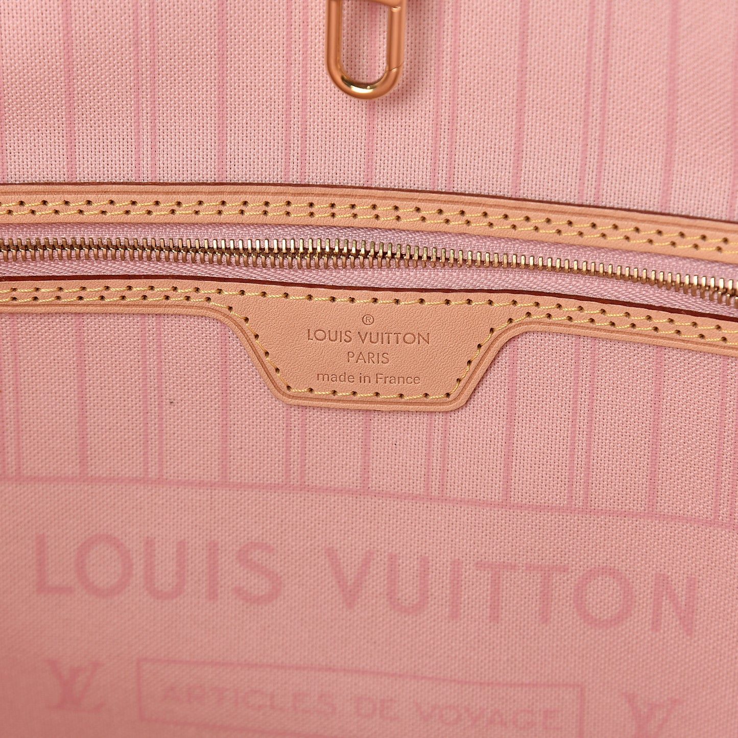 Damier Azur Neo Neverfull MM Rose Ballerine