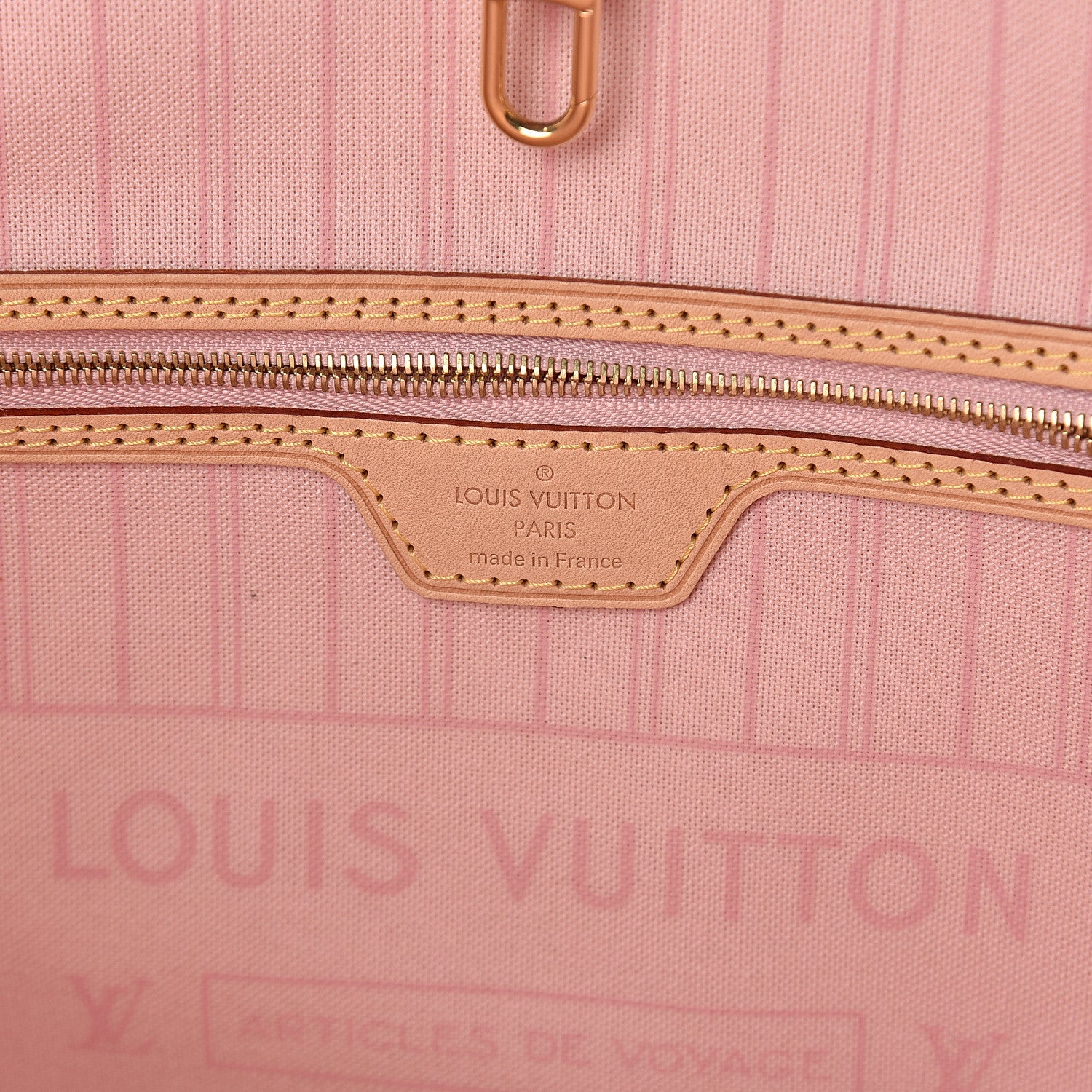 Louis Vuitton Damier Azur Neo Neverfull MM Rose Ballerine 5 of 9