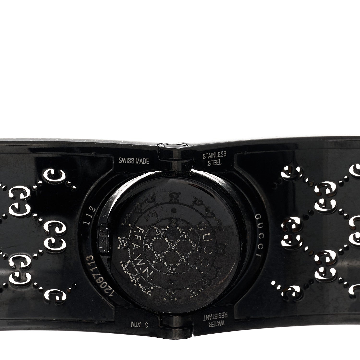 Gucci PVD Stainless Steel Black Diamond 23mm Twirl Quartz Watch Black 4 of 4