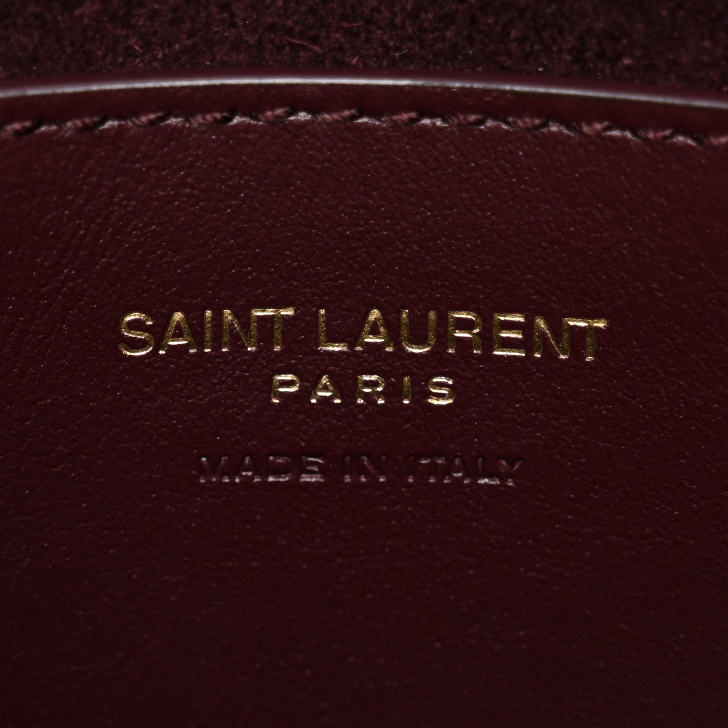 Patent Calfskin Mini Voltaire Top Handle Bag Dark Wine