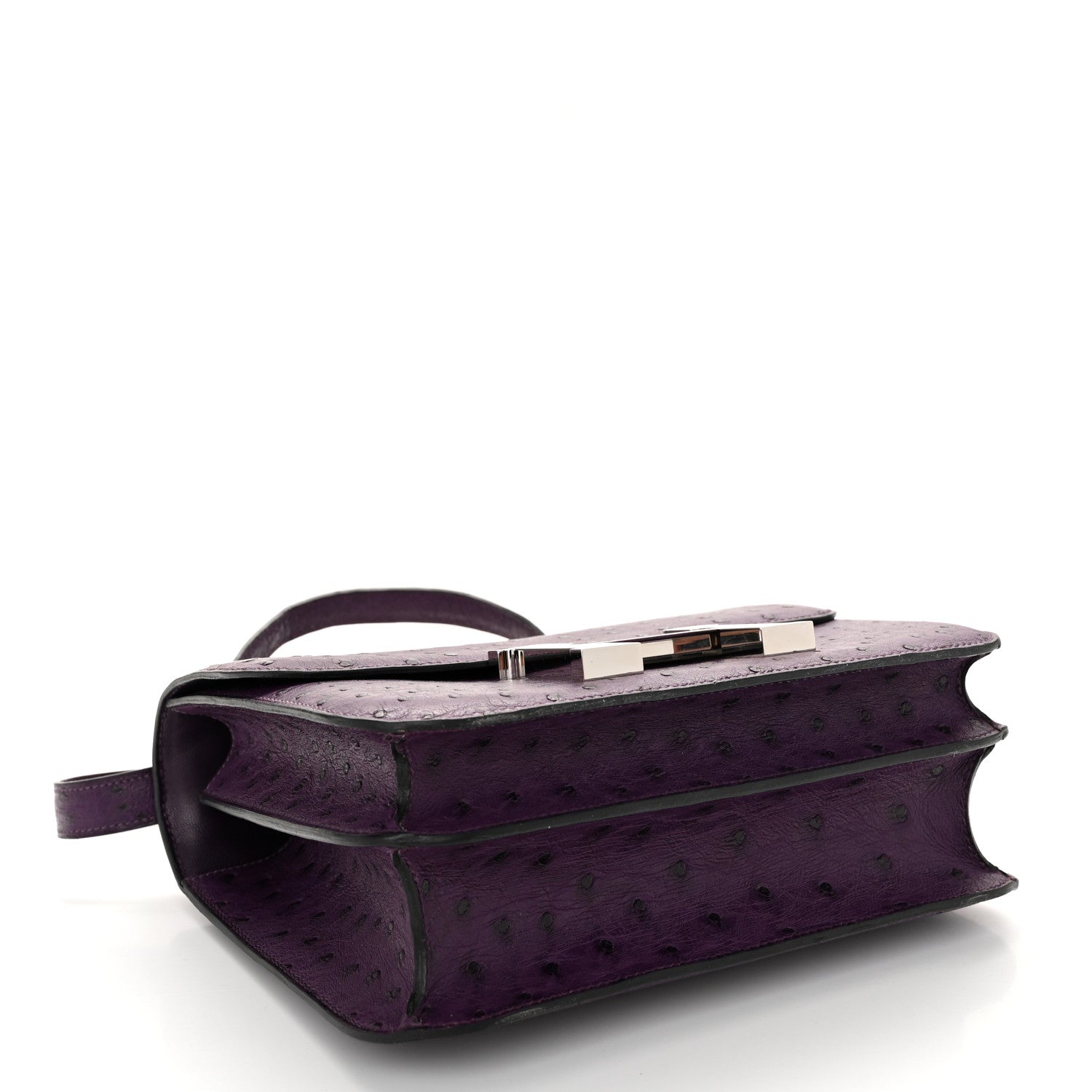 Hermes Ostrich Constance 24 Violine 4 of 11