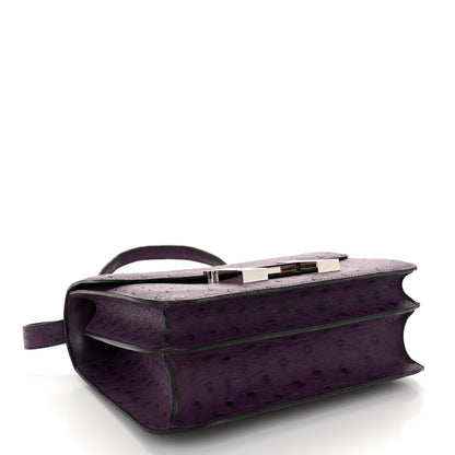 Hermes Ostrich Constance 24 Violine 4 of 11