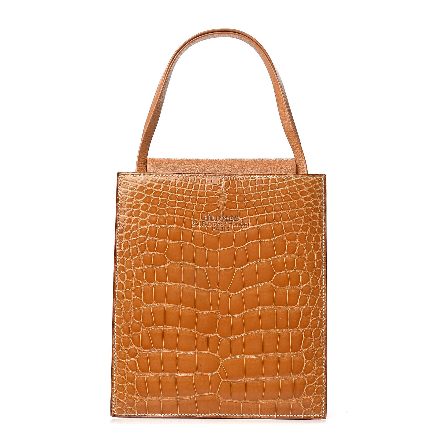 Shiny Alligator Lucy Tote