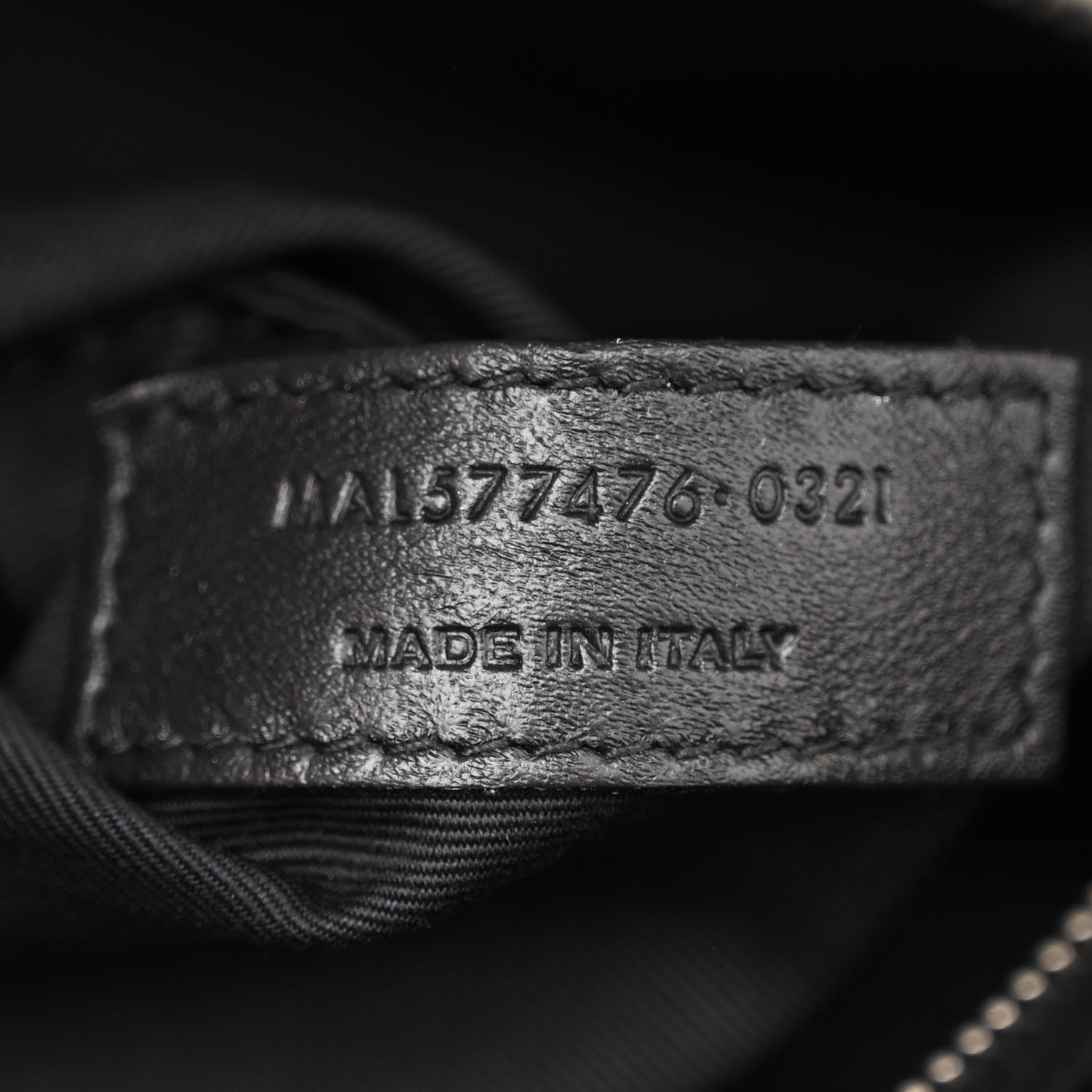 Saint Laurent Lambskin Quilted Small Loulou Puffer Monogram Chain Satchel Blanc Vintage 7 of 12