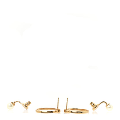 Christian Dior Pearl 30 Montaigne Earrings Gold 3 of 5