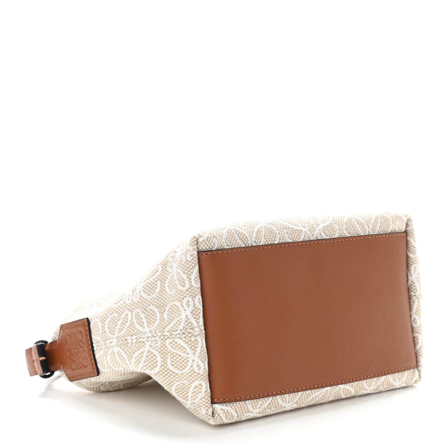 Jacquard Anagram Calfskin Small Cubi Bag Ecru Tan