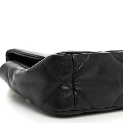 Chanel Lambskin Quilted Medium Chanel 19 Flap Black 9 of 10