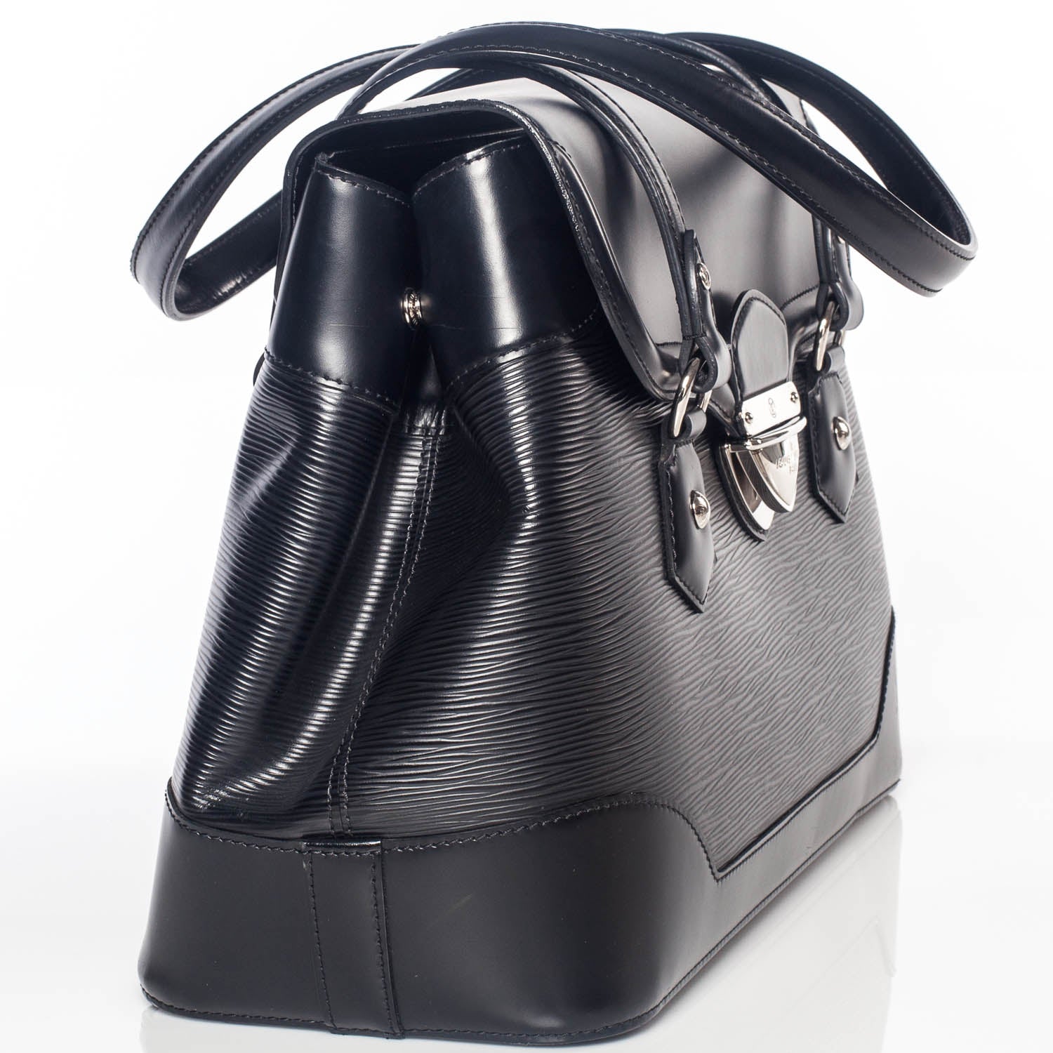 Louis Vuitton Epi Bagatelle GM Black 4 of 9