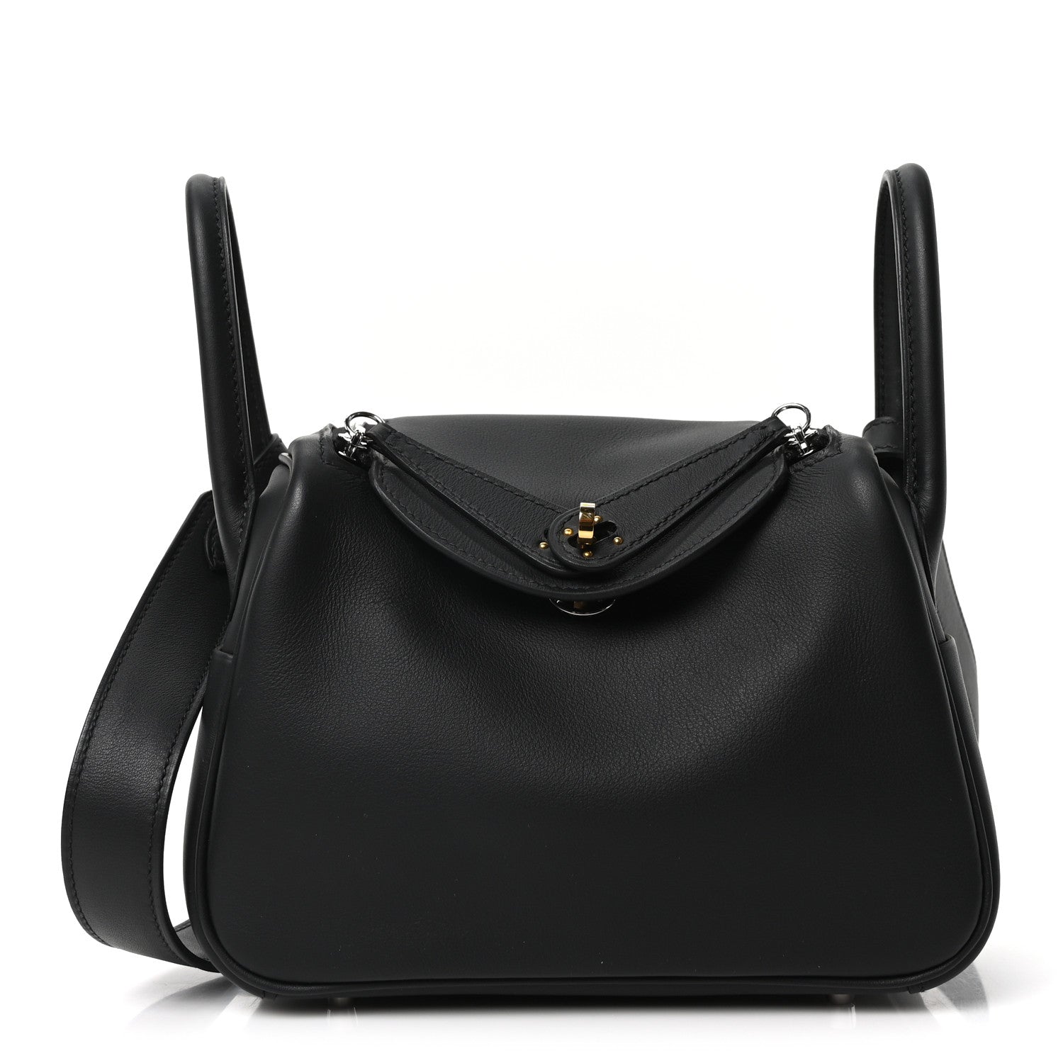Hermes Swift Mini Lindy 20 Black Black 1 of 10
