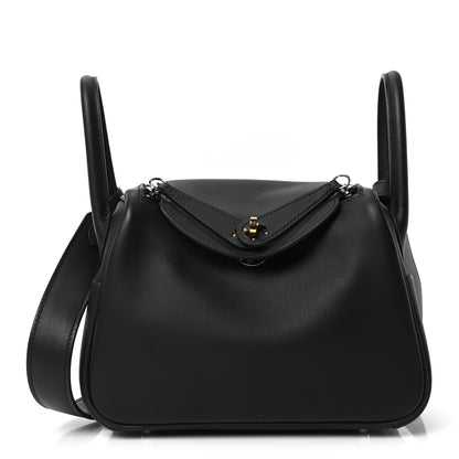 Hermes Swift Mini Lindy 20 Black Black 1 of 10