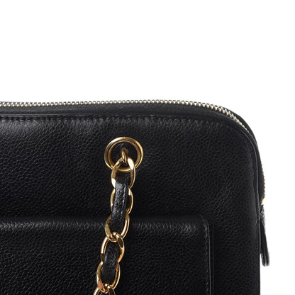 Chanel Caviar Flap Shoulder Bag Black 8 of 8