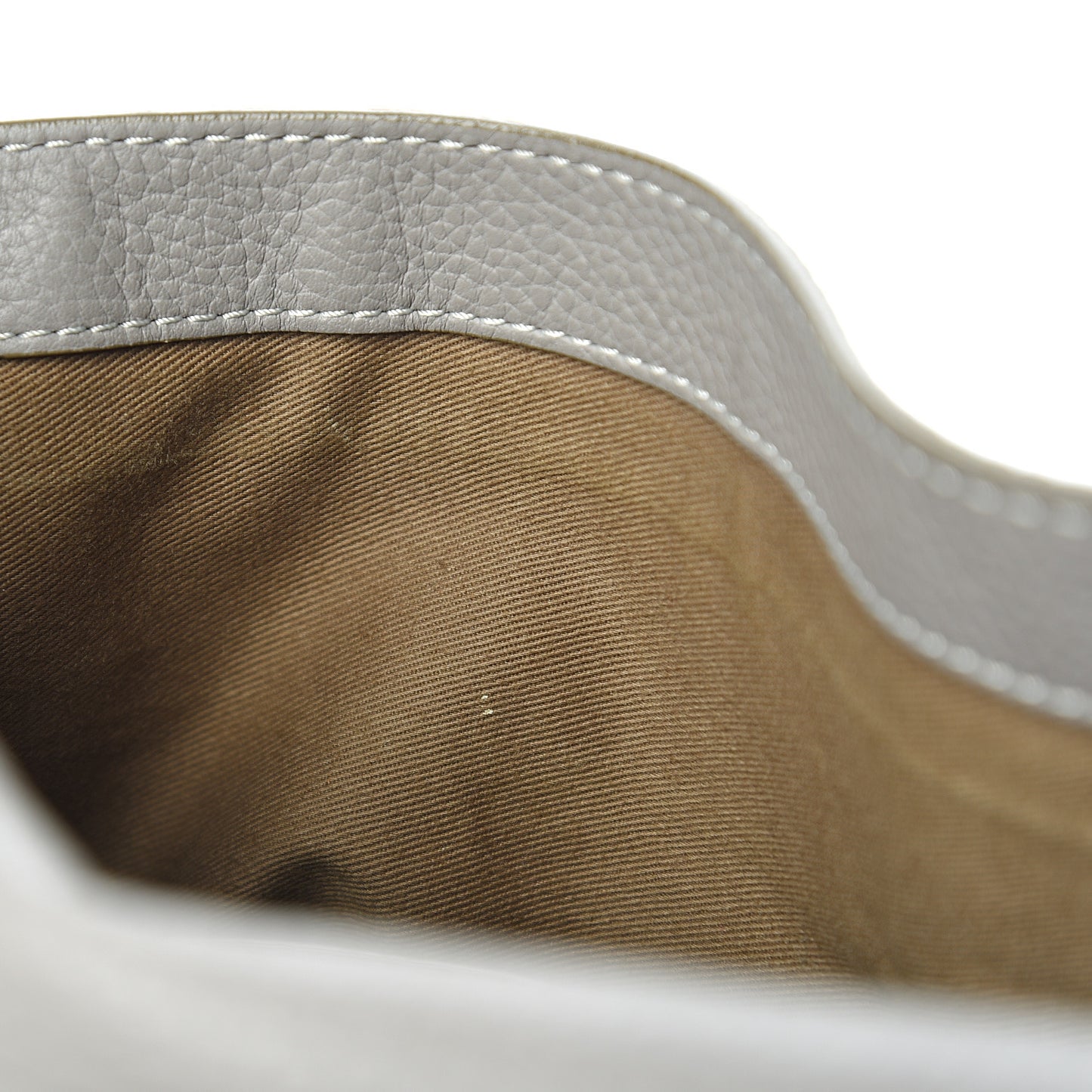 Calfskin Medium Marcie Round Crossbody Bag Cashmere Grey