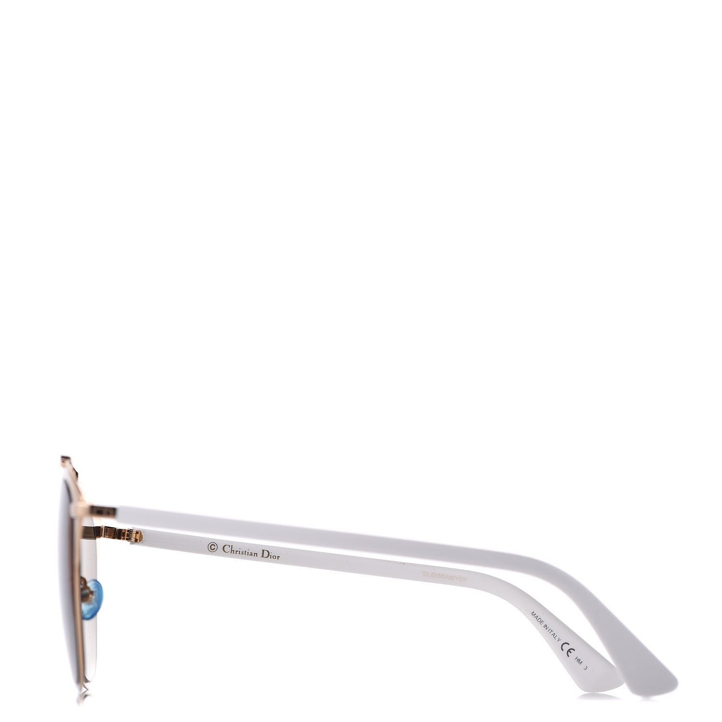 Reflected Sunglasses Rose Gold White