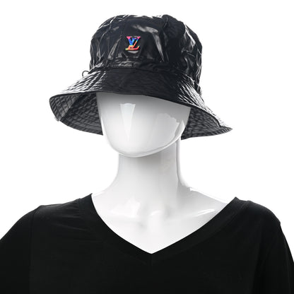 Louis Vuitton Nylon 2054 Transformable Bob Bucket Hat 58 Black 2 of 8