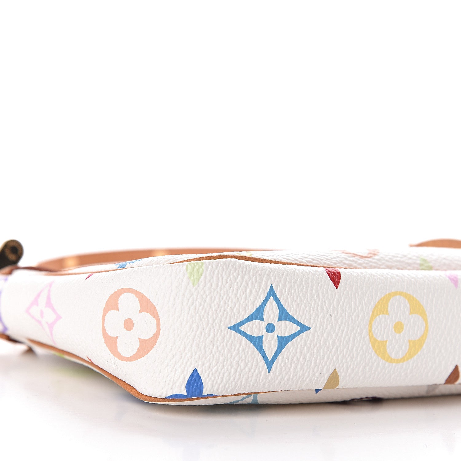 Louis Vuitton Monogram Multicolor Pochette Accessories White 10 of 11