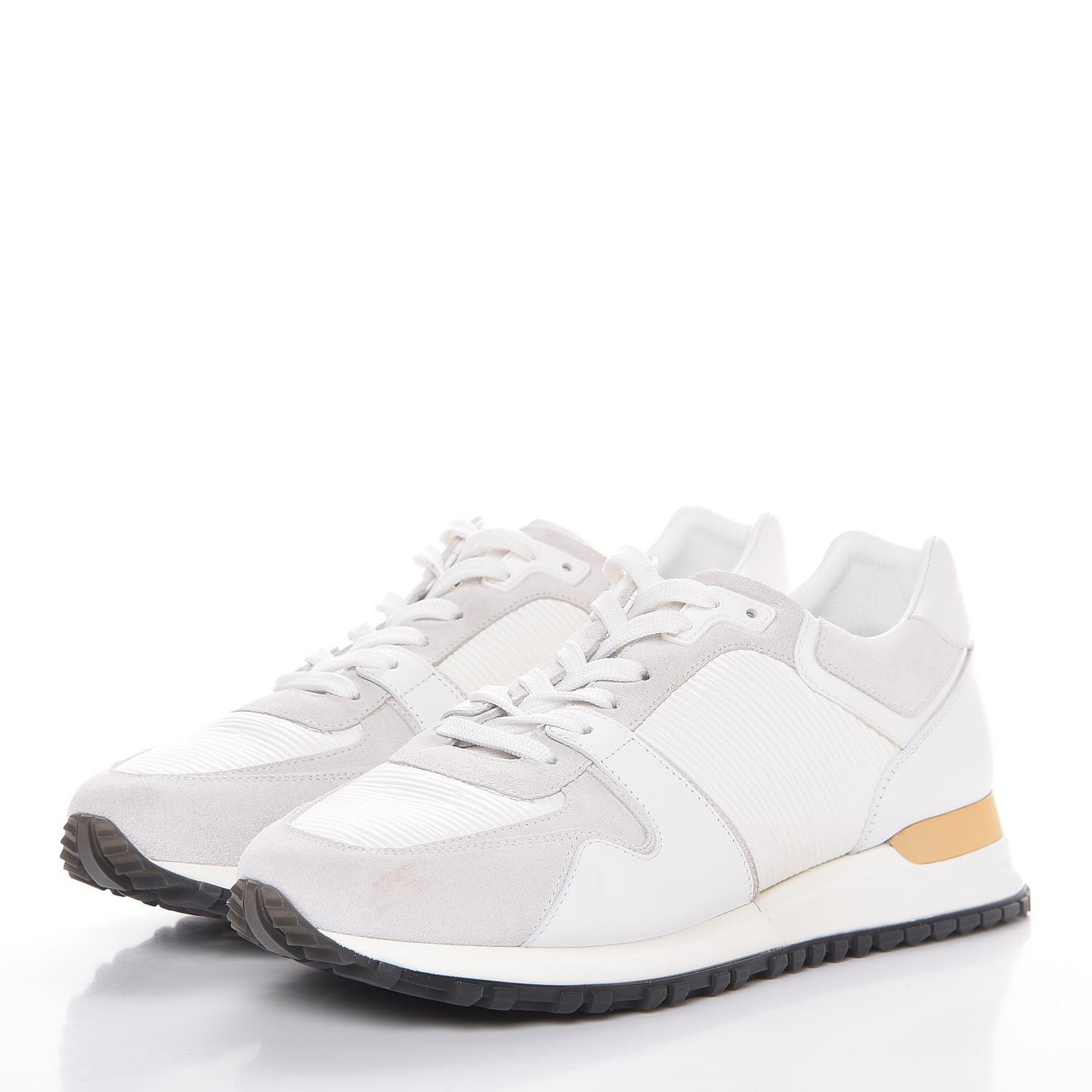 Epi Suede Run Away Sneakers 37.5 White
