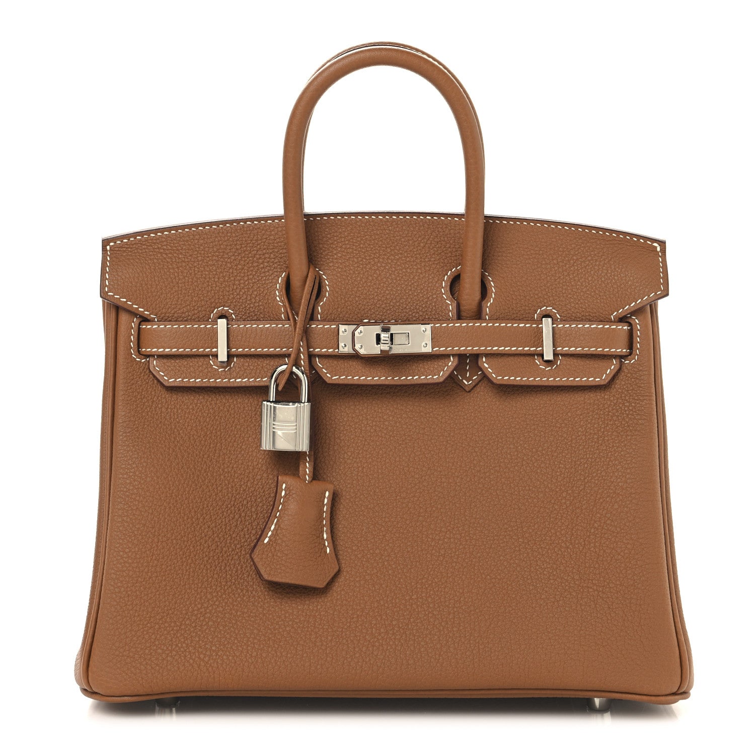 Hermes Taurillon Novillo Birkin 25 Gold 1 of 13