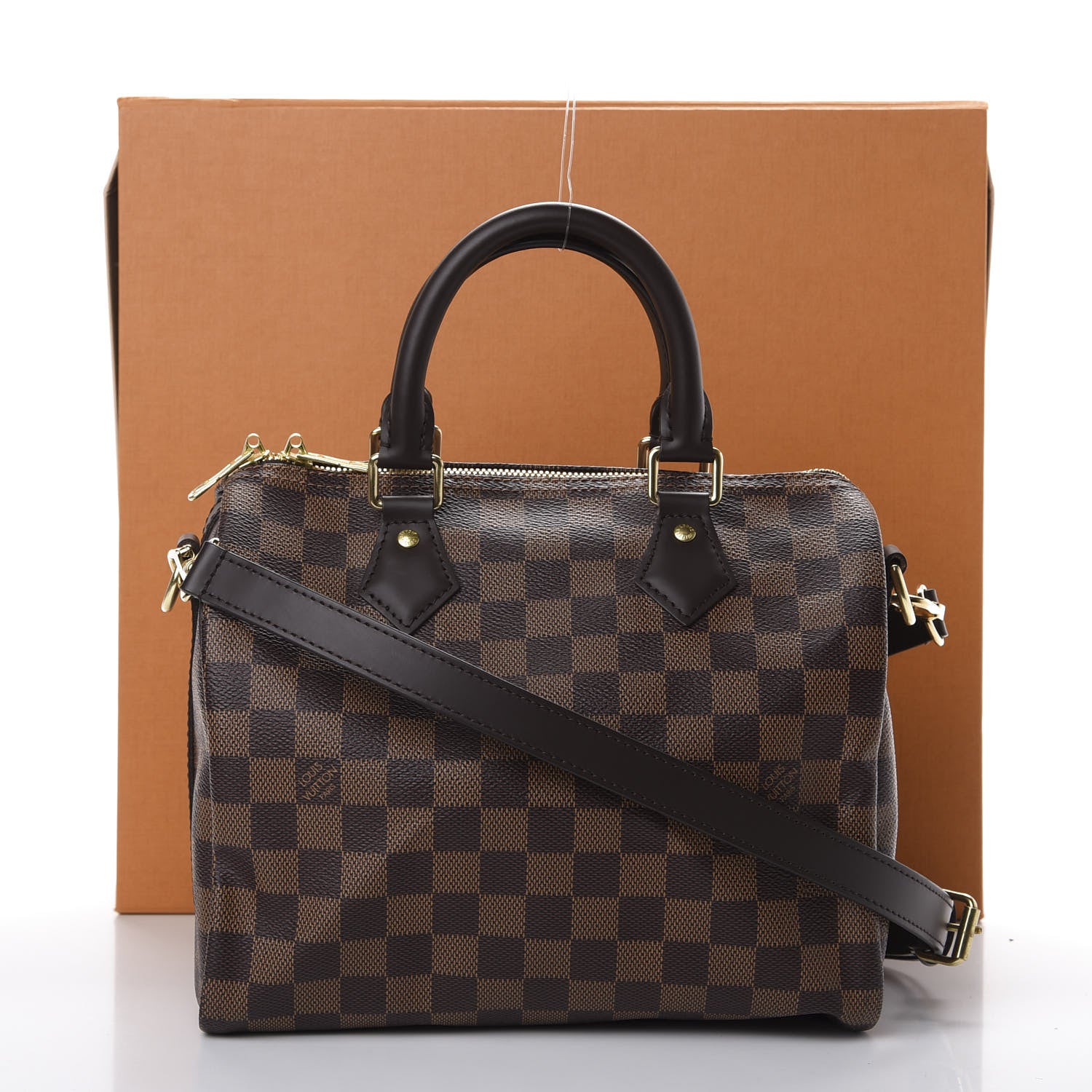 Louis Vuitton Damier Ebene Speedy Bandouliere 25 11 of 11