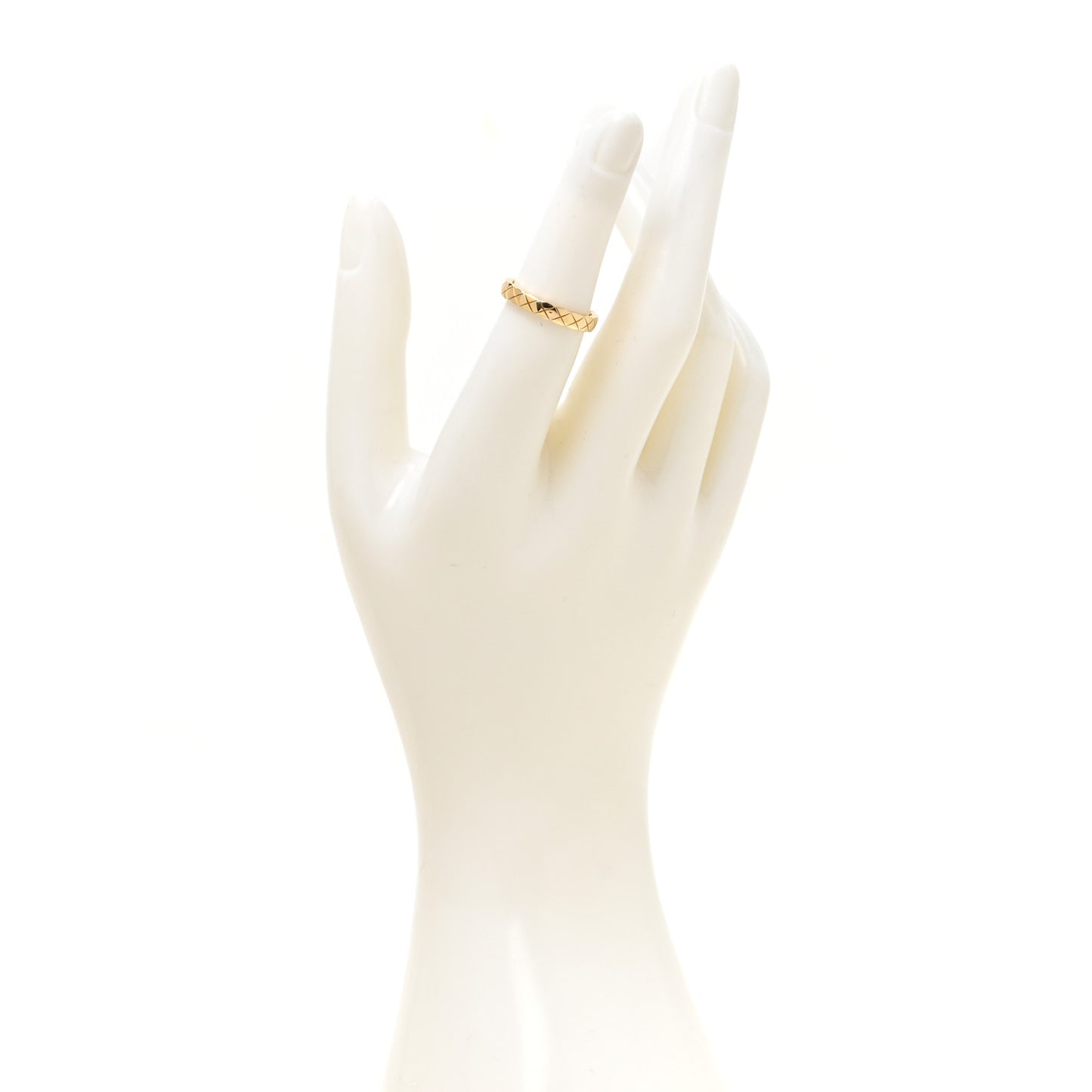 18K Yellow Gold Mini Coco Crush Ring 51 5.75
