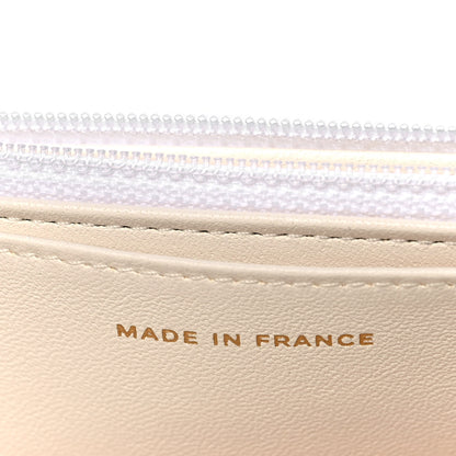 Chanel Lambskin Quilted Book Wallet On Chain WOC Black 7 of 11