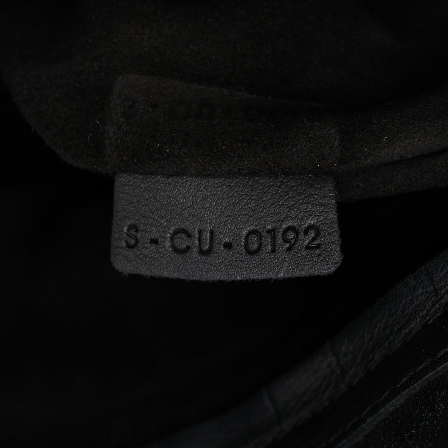 Celine Crocodile Embossed Calfskin Medium Phantom Luggage Black 7 of 13