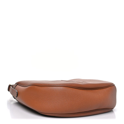 Celine Supple Calfskin Medium Triomphe Heloise Shoulder Bag Tan 4 of 11