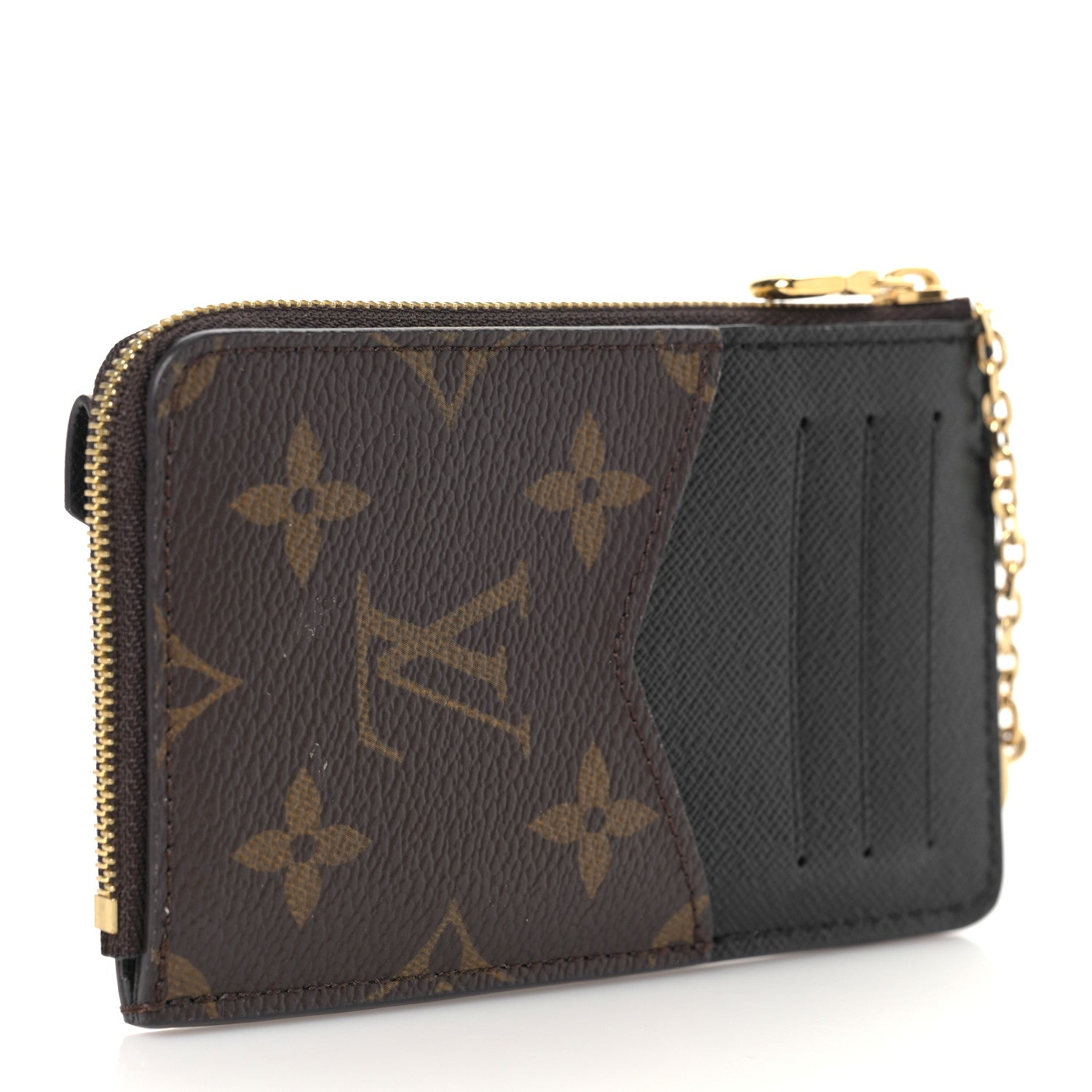 Louis Vuitton Monogram Recto Verso Card Holder Black 3 of 8