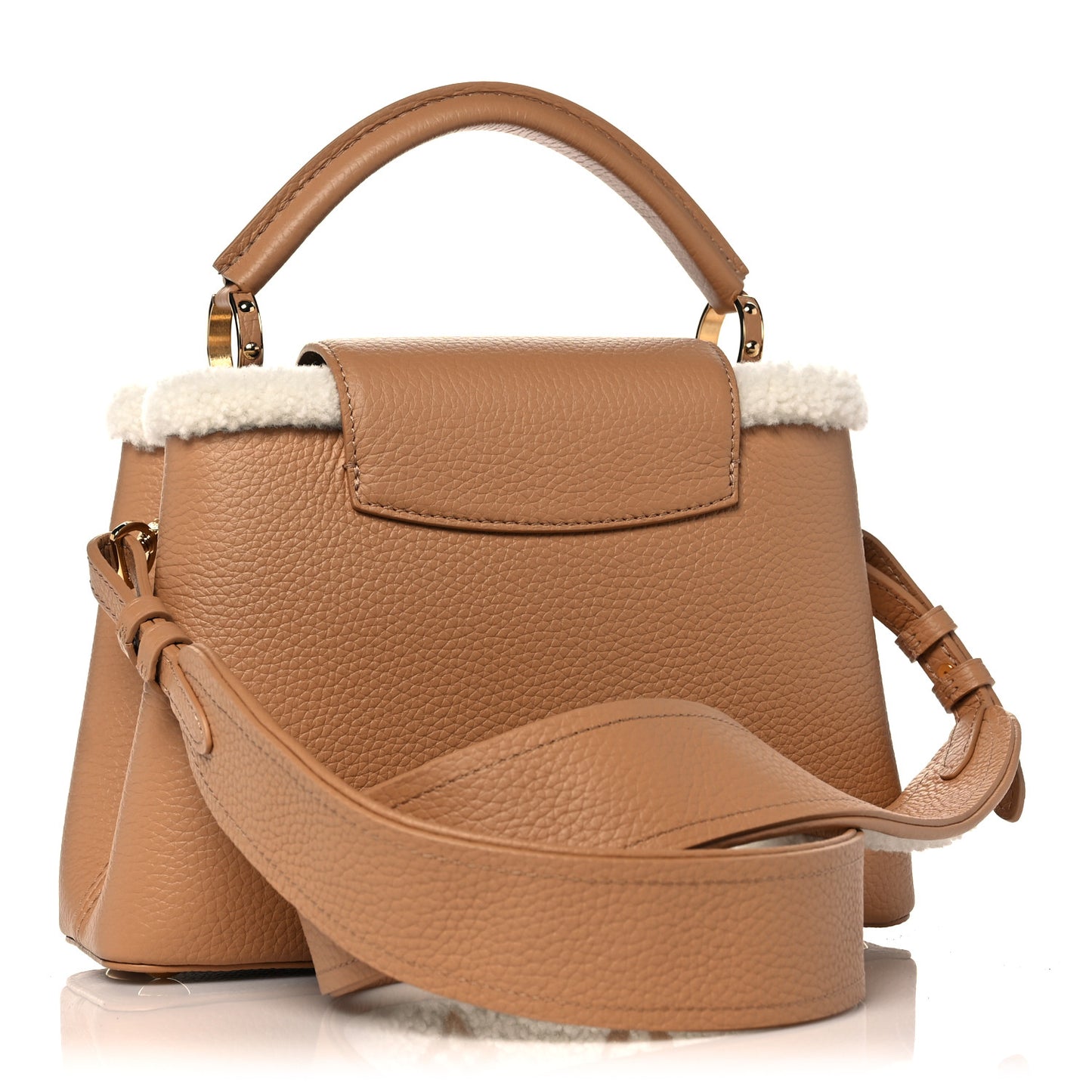 Taurillon Shearling Capucines BB Arizona