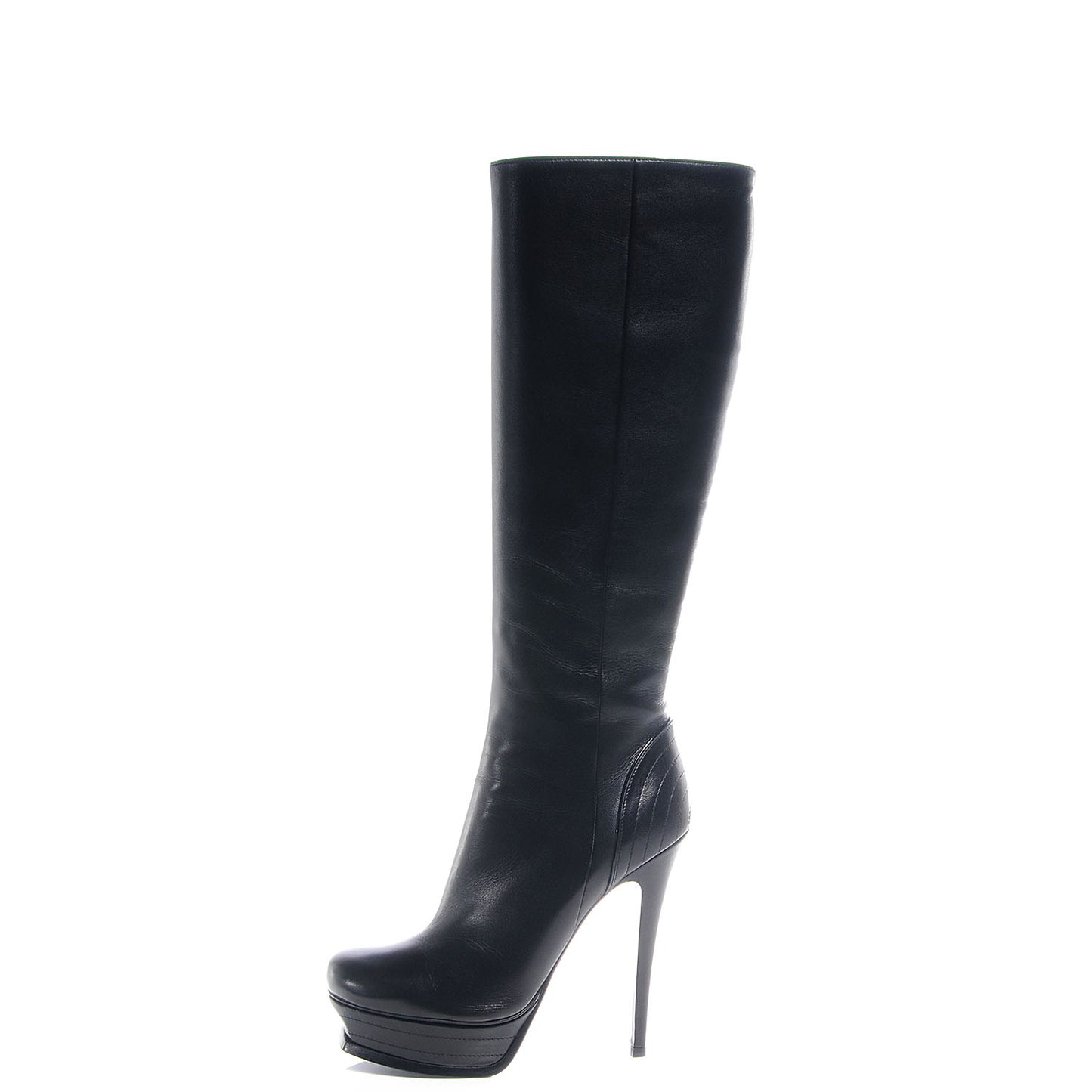 Nappa Tribute 105 Platform Knee High Boots 37.5 Black