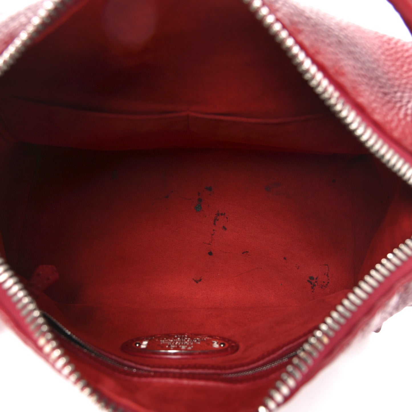 Cuoio Romano Selleria Lei Boston Tote Rosso