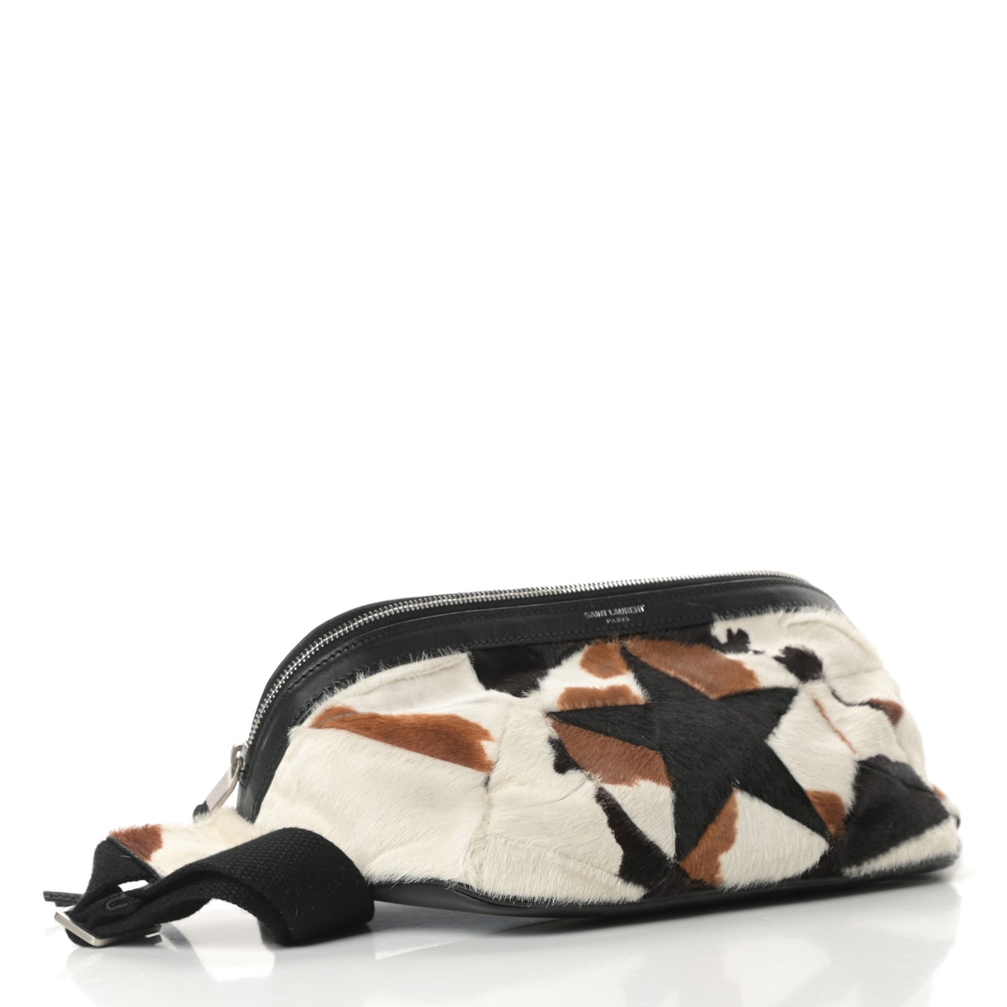 Calfskin Calf Hair Pony Belt Bag Multicolor