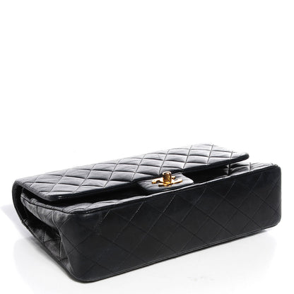 Chanel Lambskin Quilted Medium Double Flap Black 4 of 9
