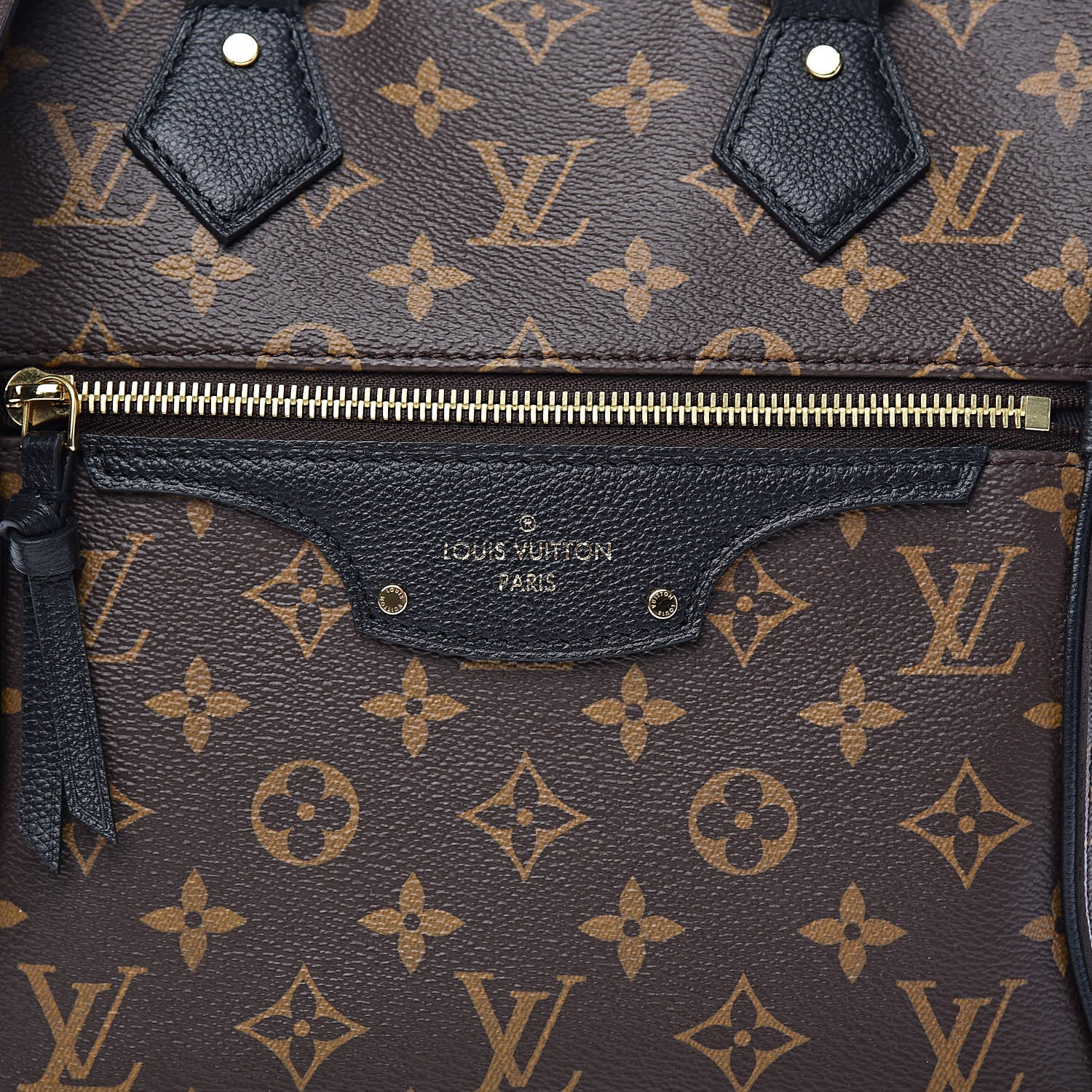 Louis Vuitton Monogram Tournelle PM Black 10 of 10