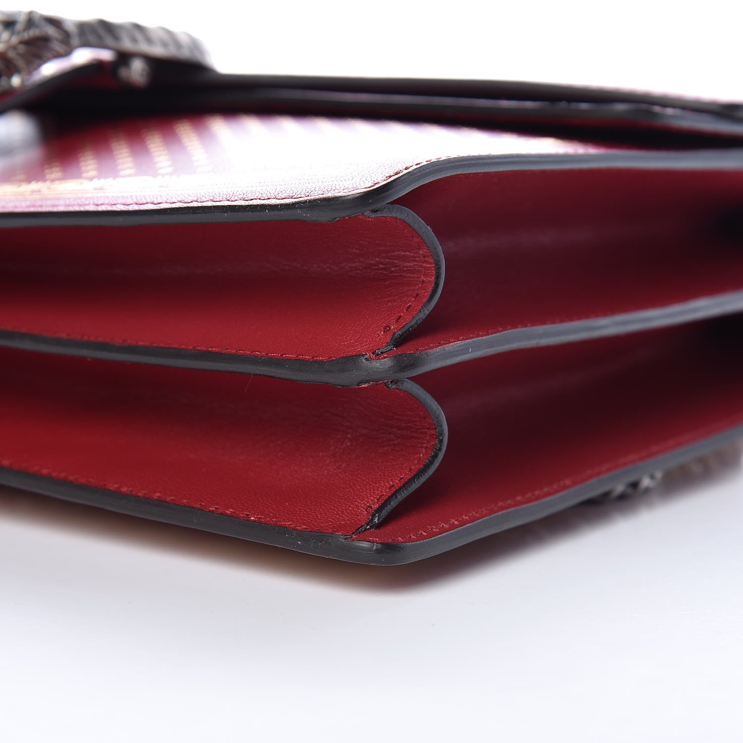 Gucci X SEGA Calfskin GUCCY Stars Medium Dionysus Shoulder Bag Red 10 of 11