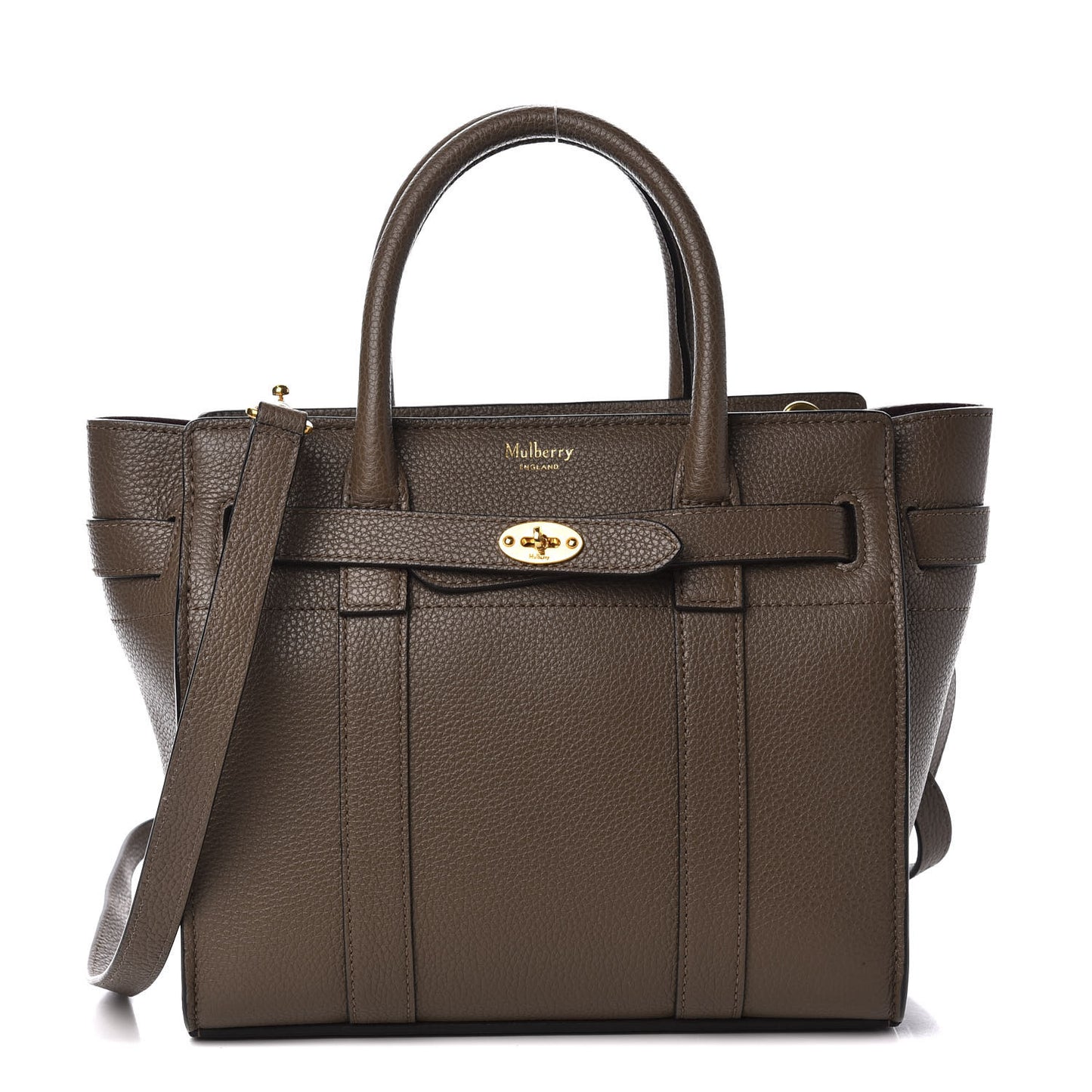Small Classic Grain Mini Zipped Bayswater Clay