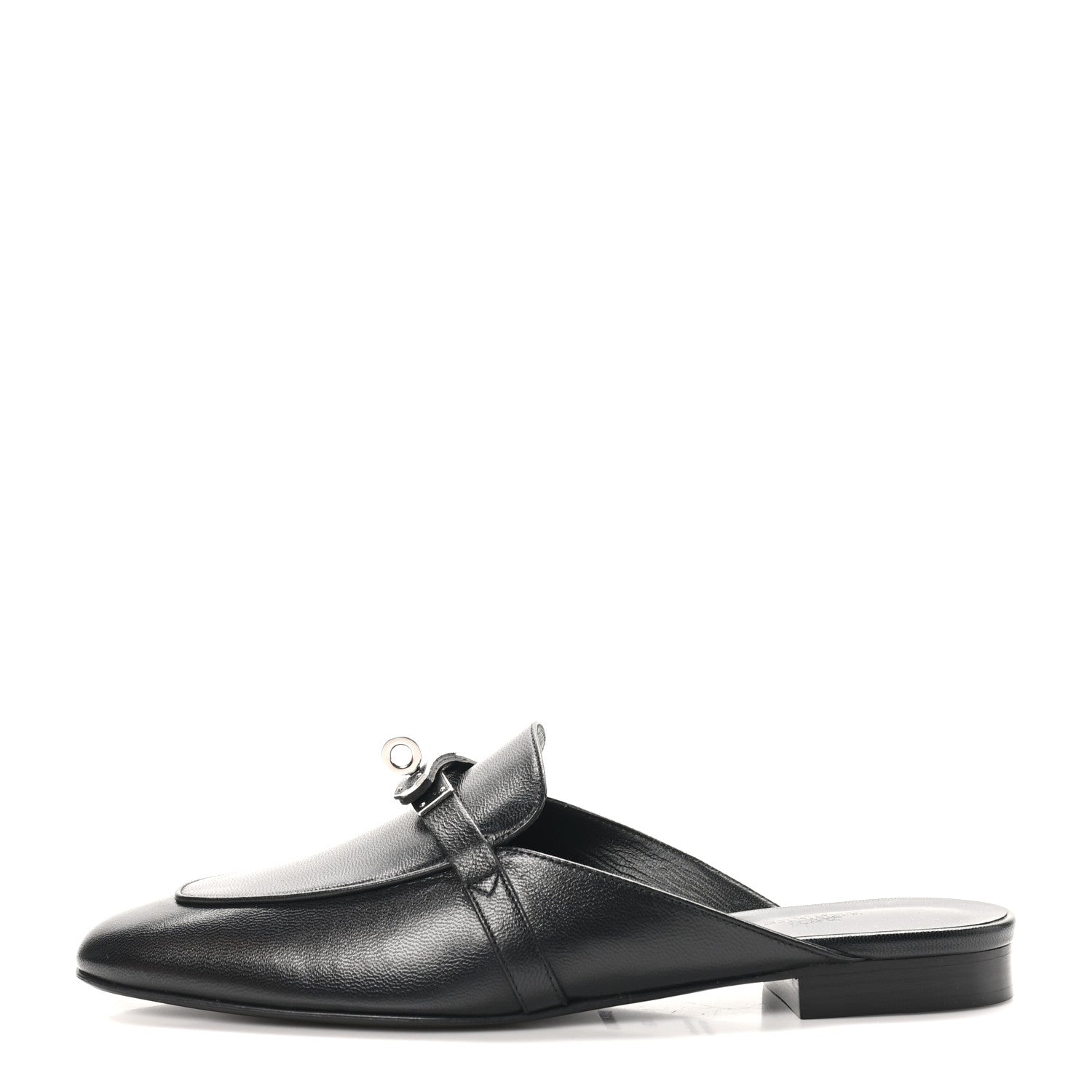 Hermes Goatskin Oz Mules 40 Black 1 of 11
