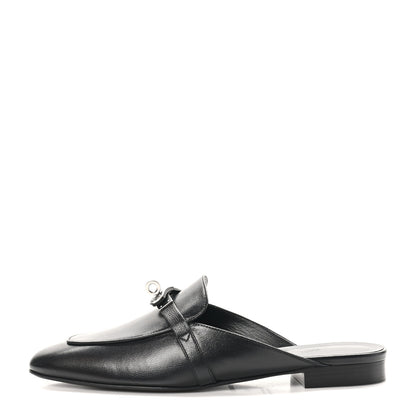 Hermes Goatskin Oz Mules 40 Black 1 of 11