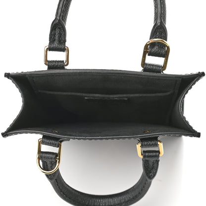Louis Vuitton Empreinte Monogram Giant Petit Sac Plat Black Beige 5 of 8