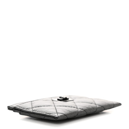 Chanel Aged Calfskin Quilted Reissue Card Holder So Black 4 of 8