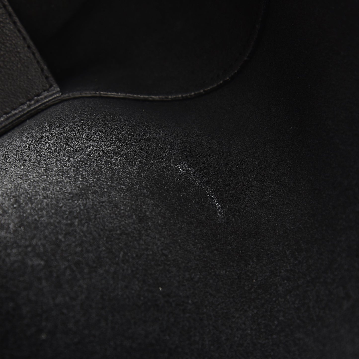 Calfskin Large Shopping Tote Black