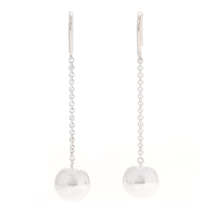 Tiffany Sterling Silver 10mm HardWear Ball Drop Earrings 1 of 4